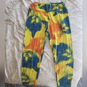 Cat print leggings